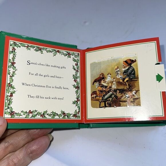 Vintage 1992 Ernest Nister’s Christmas Toys small book with changing pictures - Picture 3 of 11